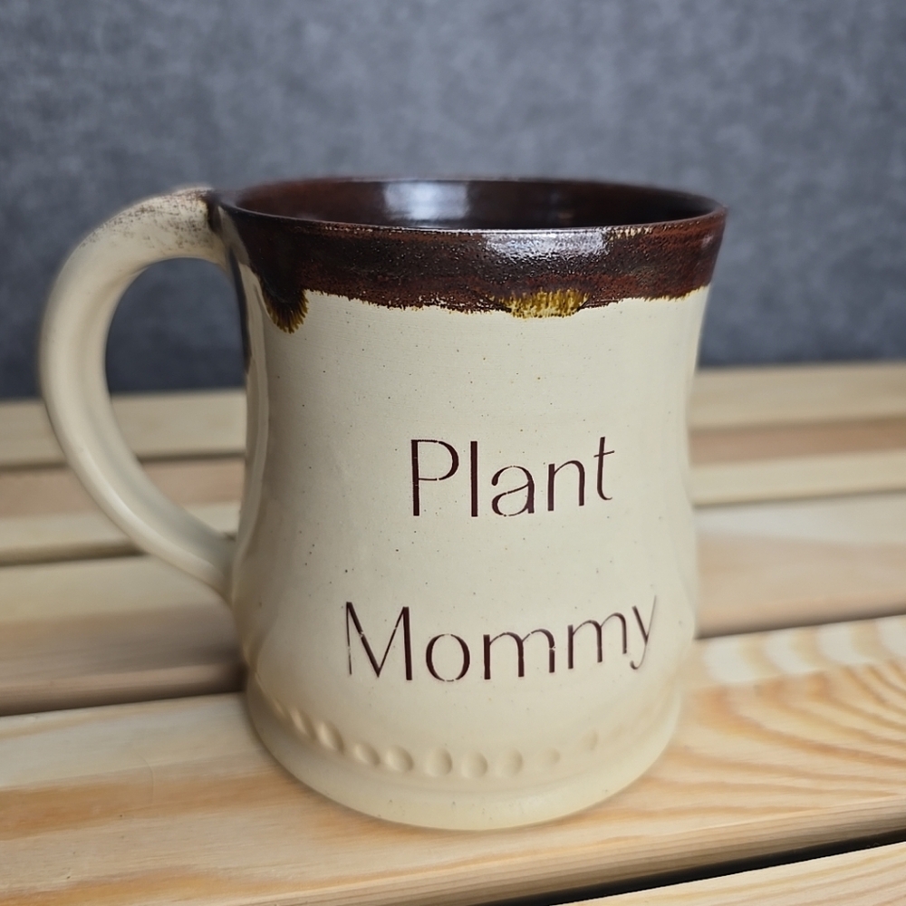 Little Peak Pottery Plant Mommy Mica Mug Durham NC Pottery